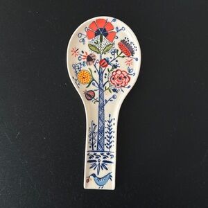 Anthropologie Ceramic Spoon Rest